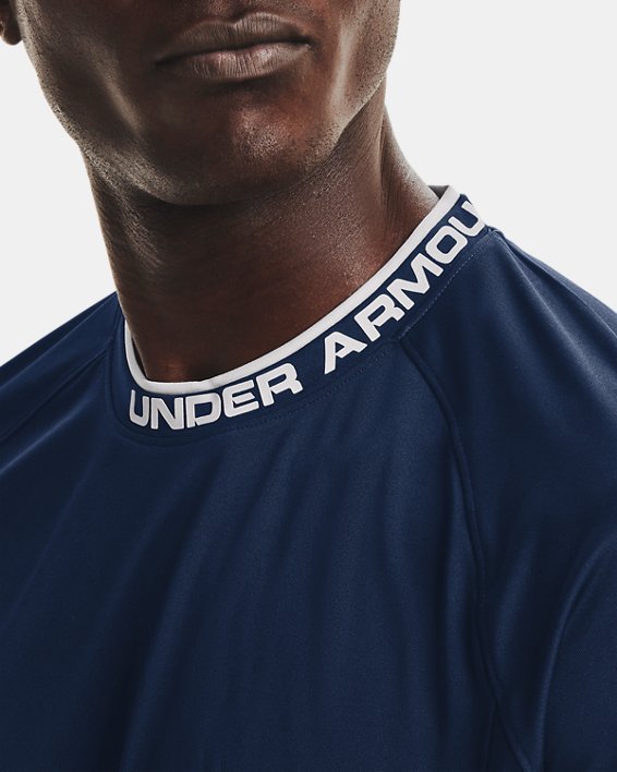 Men's UA Challenger III Training Short Sleeve, Blue, pdpMainDesktop image number 3